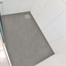 Piso vinil adesivo antiderrapante box cimento queimado - 1,20 x 0,80 metros - 1