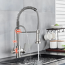 Torneira Cozinha Gourmet Flexível Monocomando Bica Dupla Saída para Filtro (Spring Duo - Escovada) - 5
