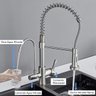 Torneira Cozinha Gourmet Flexível Monocomando Bica Dupla Saída para Filtro (Spring Duo - Escovada) - 7