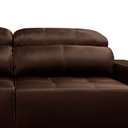 Ver imagem 5 de Sofá 3 Lugares Retrátil Reclinável Levi 250cm Couro Capuccino - Sallar Home