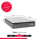 Ver imagem 3 de Colchão Viúva Comfort Class Pillow Top 28x128x188cm - Cinza- e-Shop Casa