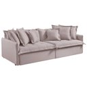 Ver imagem 2 de Sofá 3 Lugares Retrátil Dover Bege 220cm