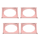 Ver imagem 1 de Kit C/4 Porta Grelha Ralo Click 15x15 Suporte Inox Rose