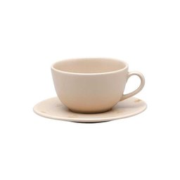 Jogo De 6 Xícaras Grandes 200 Ml Com Pires Oxford Unni Afeto - 1 Jogo De 6 Xícaras Grandes 200 Ml Com Pires Oxford Unni Afeto - 1