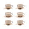 Jogo De 6 Xícaras Grandes 200 Ml Com Pires Oxford Unni Afeto - 2