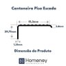 Cantoneira Alumínio Para Degrau Escada 50mm x 30mm - Homeney Champanhe 1m - 2