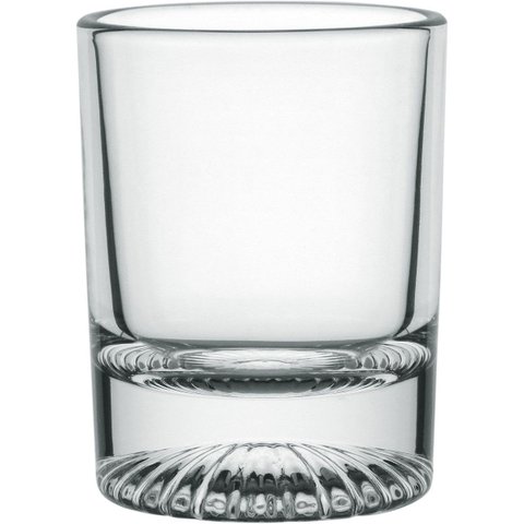 Jogo 6 Peças Copo de Shot Dose de Vidro 45ml Transparente 6x5x5cm Água Suco Bar