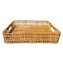 Ver imagem 2 de Bandeja Decorativa Rustica em Rattan 41cm