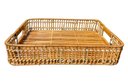 Ver imagem 2 de Bandeja Decorativa Rustica em Rattan 41cm
