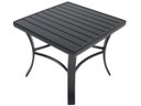 Ver imagem 1 de Mesa de Centro Garden com Tampo Ripado em Alumínio - Cozinha, Edícula, Piscina - Marrom