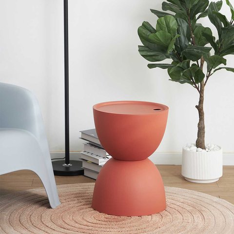 Mesa de Apoio Jardim Orgânica 34cm Moderna Tempo Rivatti