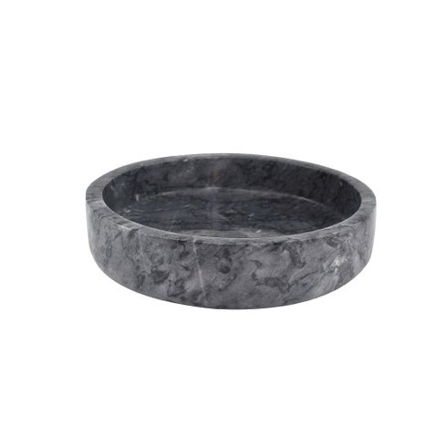 Centro de Mesa Decorativo de Mármore Preto 25cm Rjc0031 Btc