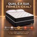 Ver imagem 7 de Colchão King Molas Ensacadas Ibiza + Base 193x203x61 Bom Pastor Preto