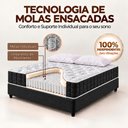 Ver mais imagens de Colchão King Molas Ensacadas Ibiza + Base 193x203x61 Bom Pastor Preto