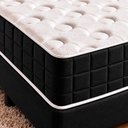 Ver imagem 6 de Colchão King Molas Ensacadas Ibiza + Base 193x203x61 Bom Pastor Preto