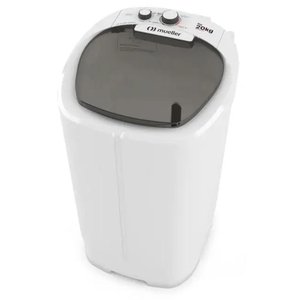 Lavadora de Roupas Mueller Big - 20kg, Branca, 220v - Grande Capacidade para Lavagens Práticas