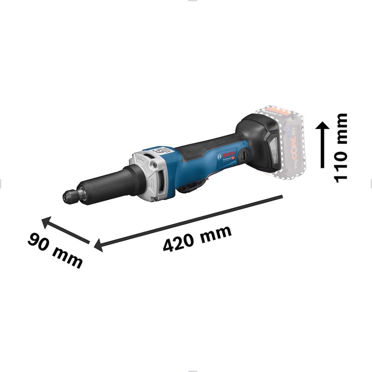 Esmerilhadeiras Retifica a Bateria Ggs 18v-23 Plc com Maleta Bosch - 5