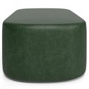 Ver imagem 7 de Puff Decorativo Orgânico para Living Quarto 100cm Doha W01 Couríssimo Verde Musgo - Lyam Decor