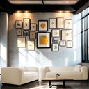Ver imagem 2 de Kkit Sofá 2 Lugares 160cm e Poltrona Decorativa Escritório Orgânico Cecília Bouclé Bege