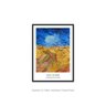 Quadro "campo de Trigo com Corvos, 1890" de Van Gogh Vertical C/ Vidro Moldura Caixa Preta 60x84cm - 5