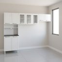 Ver imagem 1 de Cozinha Compacta 3 Peças 245cm Retrô Topazio Telasul