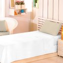 Ver imagem 2 de Fronha Avulsa Lisa 130 Fios Fiori:creme