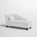 Ver imagem 6 de Recamier Diva França 1,40m Suede Branco - Inova Decor