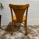 Ver imagem 4 de Cadeira Fixa Italia de Madeira Maciça Mel:mel