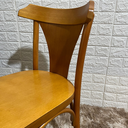 Ver imagem 5 de Cadeira Fixa Italia de Madeira Maciça Mel:mel