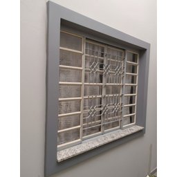 Moldura Externa em Isopor (eps) com Revestimento Cimentício 2x10 Cm (kit 10 Unidades) - 5 Moldura Externa em Isopor (eps) com Revestimento Cimentício 2x10 Cm (kit 10 Unidades) - 5