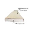 Ver imagem 2 de Moldura Externa em Isopor (Eps) com Revestimento Cimentício 2x10 cm (Kit 10 Unidades)