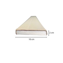 Moldura Externa em Isopor (eps) com Revestimento Cimentício 2x10 Cm (kit 10 Unidades) - 3 Moldura Externa em Isopor (eps) com Revestimento Cimentício 2x10 Cm (kit 10 Unidades) - 3