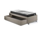 Ver mais imagens de Base Box Cama Solteiro Sapateira Linho Bege e Colchão Gransleep Ecoflex 88x188