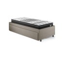 Ver imagem 7 de Base Box Cama Solteiro Sapateira Linho Bege e Colchão Gransleep Ecoflex 88x188