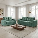 Ver imagem 1 de Conjunto de Sofá 2 e 3 Lugares Toquio