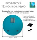 Ver imagem 5 de Espelho Decorativo Lapidado Redondo 50cm