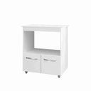 Ver imagem 2 de Balcão Multiuso para Forno e Microondas Angela -branco