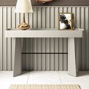 Ver imagem 1 de Aparador para Sala 136cm com Travessa em Metal 100% Mdf Cor:grigio com Preto