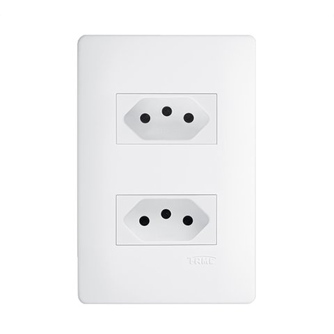2 TOMADAS 2P+T 20A/250V DISTANCIADAS HABITAT FAME