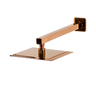 Ducha Chuveiro Slim Parede 20x20cm Rose Gold Brilhante - 1