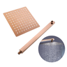 Ducha Chuveiro Slim Parede 20x20cm Rose Gold Brilhante - 4