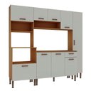 Ver imagem 1 de Armário de Cozinha Completo Genialflex Essência Freijo White Laca