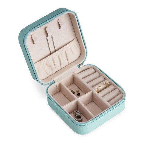 Porta Joia Mini Organizador de Acessórios Portátil -cores
