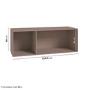 Ver imagem 4 de Ponte Planejada Casal 100% MDF 3 Portas Orion CabeCasa MadeiraOriginals Marrom/Mocha/Linho