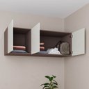 Ver imagem 5 de Ponte Planejada Casal 100% MDF 3 Portas Orion CabeCasa MadeiraOriginals Marrom/Mocha/Linho