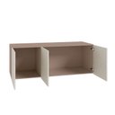 Ver imagem 6 de Ponte Planejada Casal 100% MDF 3 Portas Orion CabeCasa MadeiraOriginals Marrom/Mocha/Linho