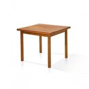 Ver imagem 1 de Mesa de Jantar Mariah Quadrada Madeira Maciça de Pinus 90cm X 90cm Castanho Envernizado