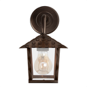 Ver imagem 2 de Kit 4 Arandela Colonial Nina Quadrada Vidro Liso E27 Bivolt Cobre
