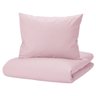 Capa Duvet Percal para Edredom Solteiro 180x240cm c/ Zíper - Rosa + Fronha FASTLAR Capa Duvet Soltei - 1
