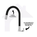 Ver imagem 3 de Torneira Cozinha Flexivel 1/4"v Slim Gourmet Cromada/preta - Good